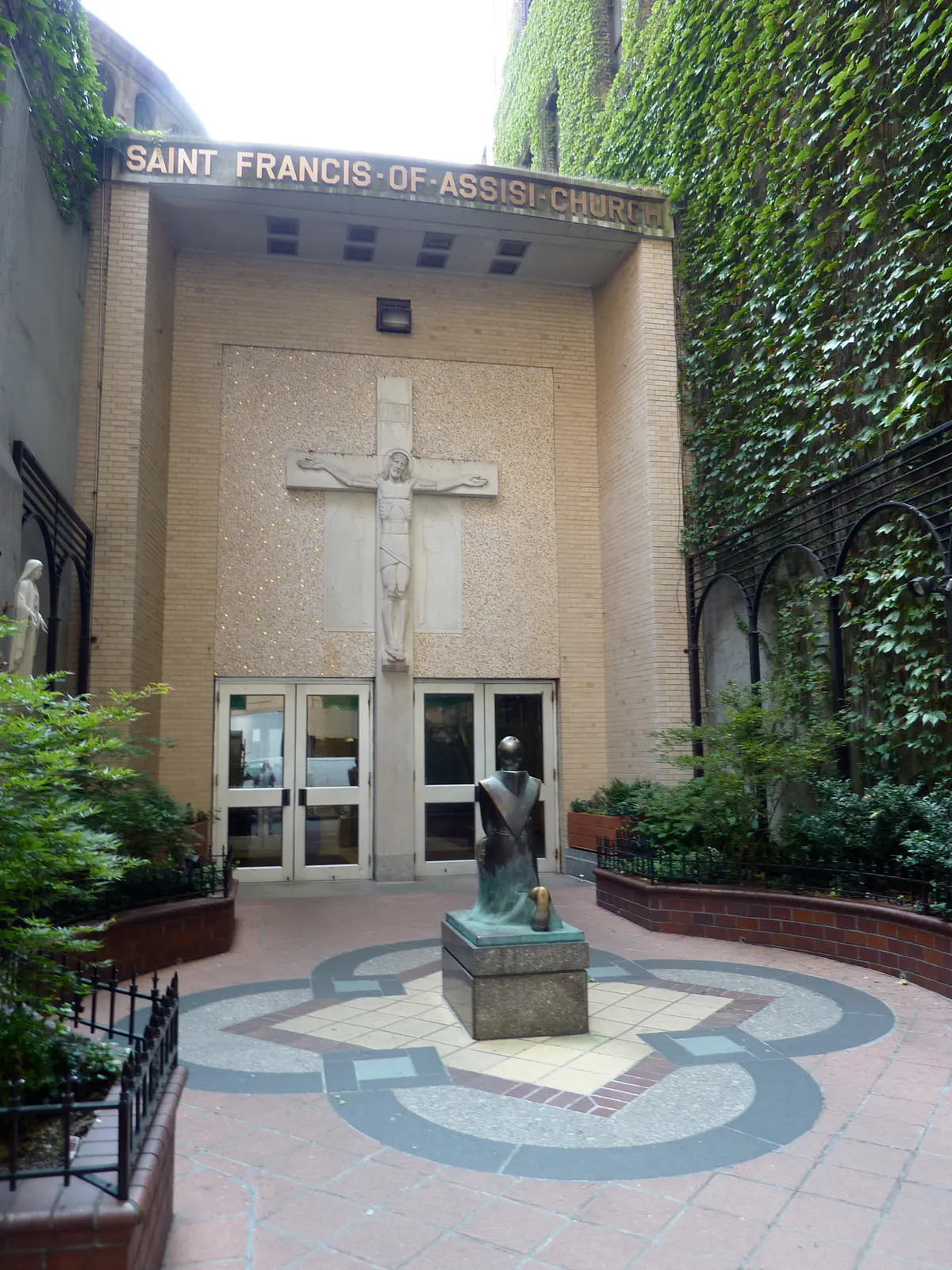 View of Church of St. Francis of Assisi in New York, NY